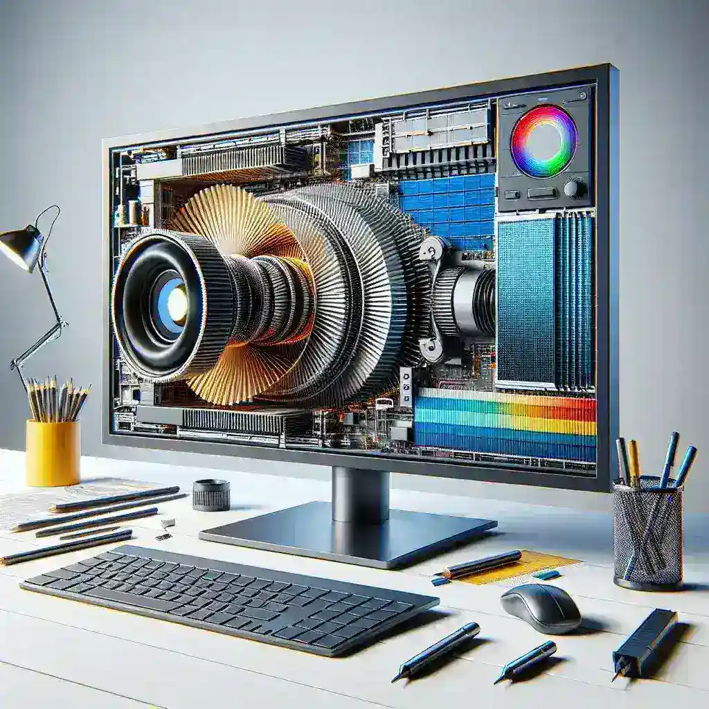 Why are some professional monitors designed with swappable color filter arrays?
